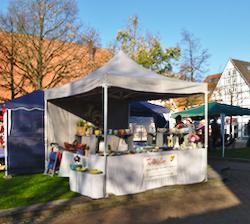 Marktstand beim Bruchmarkt in Lemgo